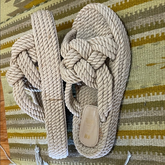 H&M Beige Rope Sandals - Picture 4 of 4
